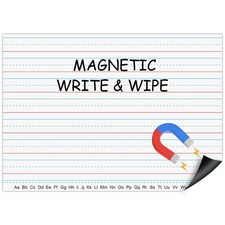 Magnetic Handwriting for Whiteboard 17" x 23" Large Primary Lined Dry Erase...