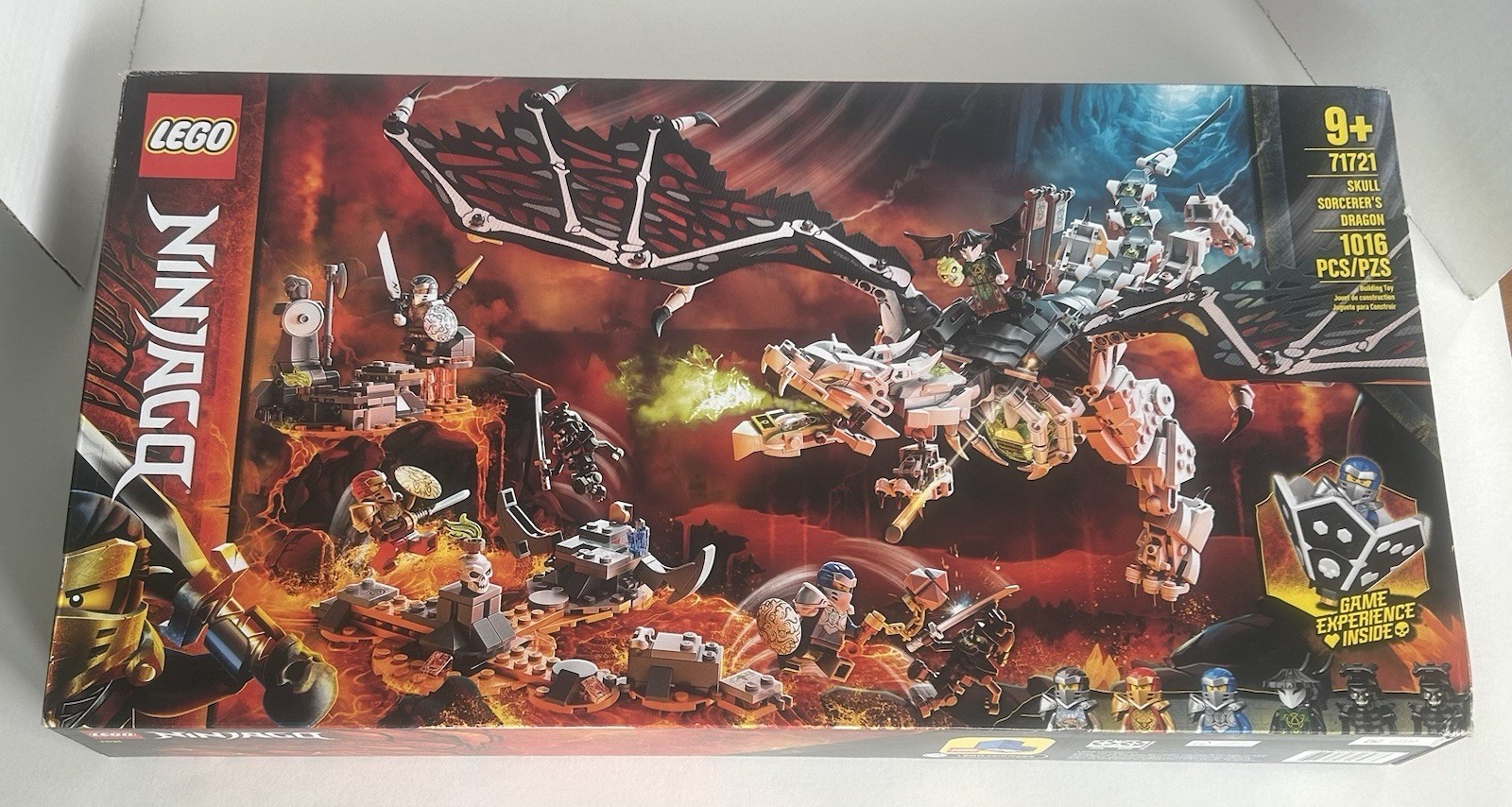 LEGO NINJAGO: Skull Sorcerer's Dragon (71721) Brand New Factory Sealed