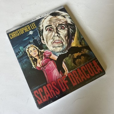 Kino Lorber 4K UHD Scars of Dracula & Blu-ray Christopher Lee-Jenny Hanley-NEW