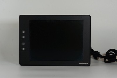 Untested Datalux LMV10B Flat Panel Display with Control Buttons and Power Cable