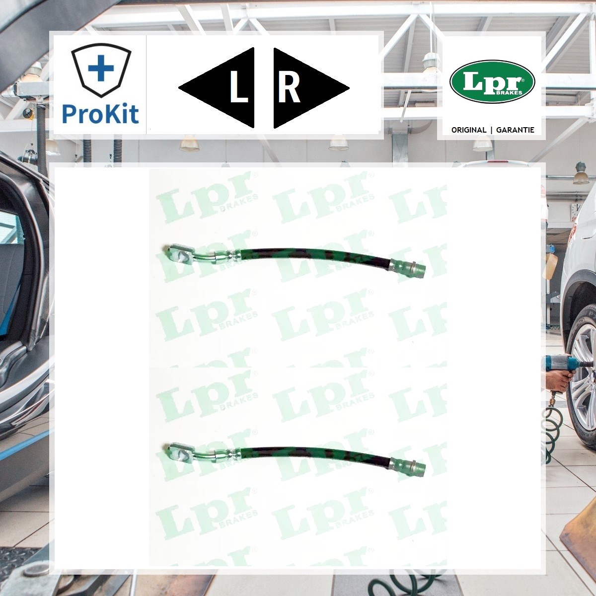 2x ORIGINAL® Lpr Bremsschlauch Hinten, Links, Rechts für Audi A4 B5 Avant A4