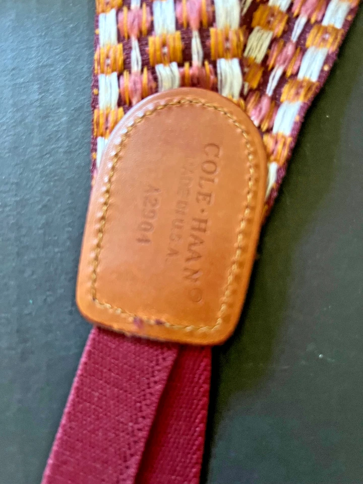 Three Sets Of Rare Cole Haan Suspenders Braces Foto 4 de 4