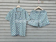 Short Sleeve Cotton Pajama Set, Women Short Set, Bridal Gift, Bridesmaid Gift