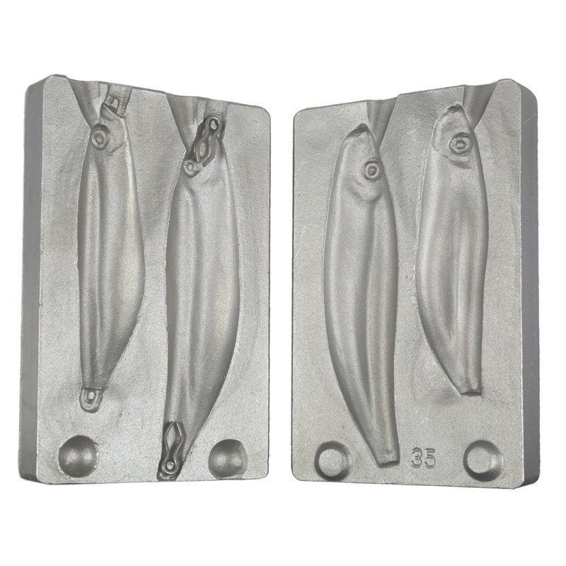 Moule à plombs cuillers lançon 120-200g MOU035 Alciumpeche pour lest de pêche