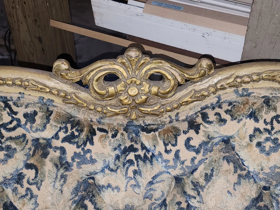 🔥  Louis XV Style Lounge, Sofa, Couch, Early 19th Century, Victorian VTG - Image 4 of 4