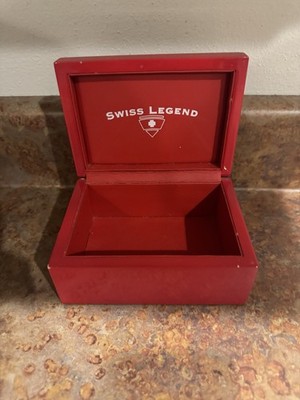 Swiss Legend Watch Box Only - Red Box