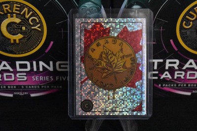 2025 Cardsmiths Currency Series 5 Gold Maple Leaf #9 Matrix Holo Foil