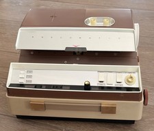 Vintage Anscomatic GAF Model JN-276 35mm Slide Projector w/ Cover  Manuals