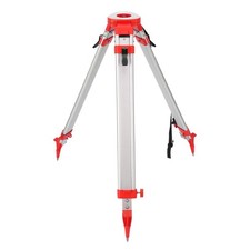 Surveying Tripod, Aluminum Survey Tripod with 5/8-Inch 11-Threaded Flat Head