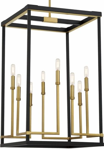 Minka Lavery 2117 Union Estates 8 Light 18"W Multi Light Pendant - Coal / Soft - Picture 1 of 9