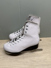 American Athletic White Classic Figure Ice Skates Kids Girls Size 4