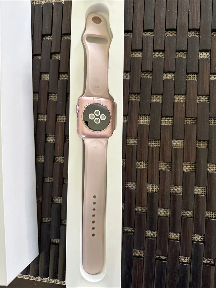 Apple MQ142LL/A Series 2 42mm Smartwatch with Rose Gold Aluminum Case - Image 4 of 4