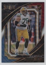 2022 Panini Select Suite Level Tri-Color Prizm 3/149 Jon Runyan Jr #395 10p3