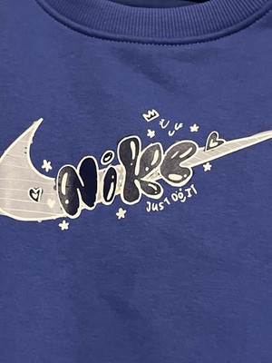 Girls 10.12 Nike Sportswear Club Fleece Oversized Crew Sweatshirt