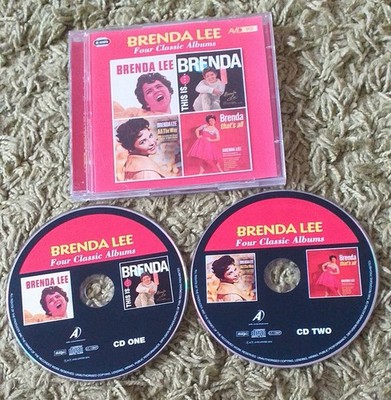 BRENDA LEE - four classic albums on 2  CD's 2016