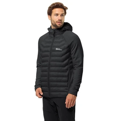 Jack Wolfskin Herren Routeburn Pro Hybrid Jacke - Schwarz - L - Bild 1 von 4