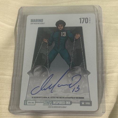 2025 Bo Jackson Battle Arena Update Dan Marino Debut Auto BFA-156