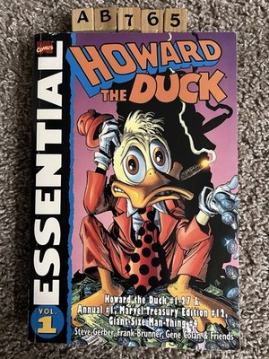 Essential Howard The Duck Volume 1: #1-27, Steve Gerber Soft Cover Minor Crease