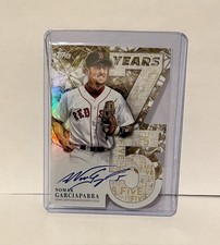 2026 Topps Series One 75 Years Die-Cut Auto #75YA-NG Nomar Garciaparra /50 GOLD
