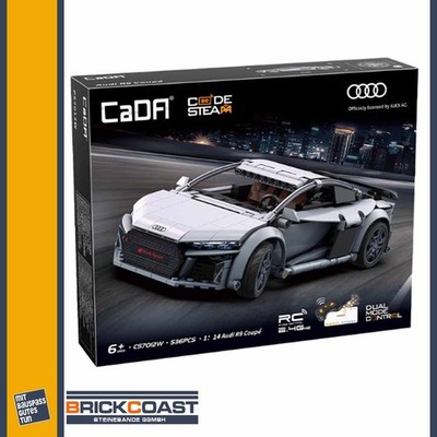 CaDA C57012W Audi  R8 Klemmbausteine 536 Teile NEU