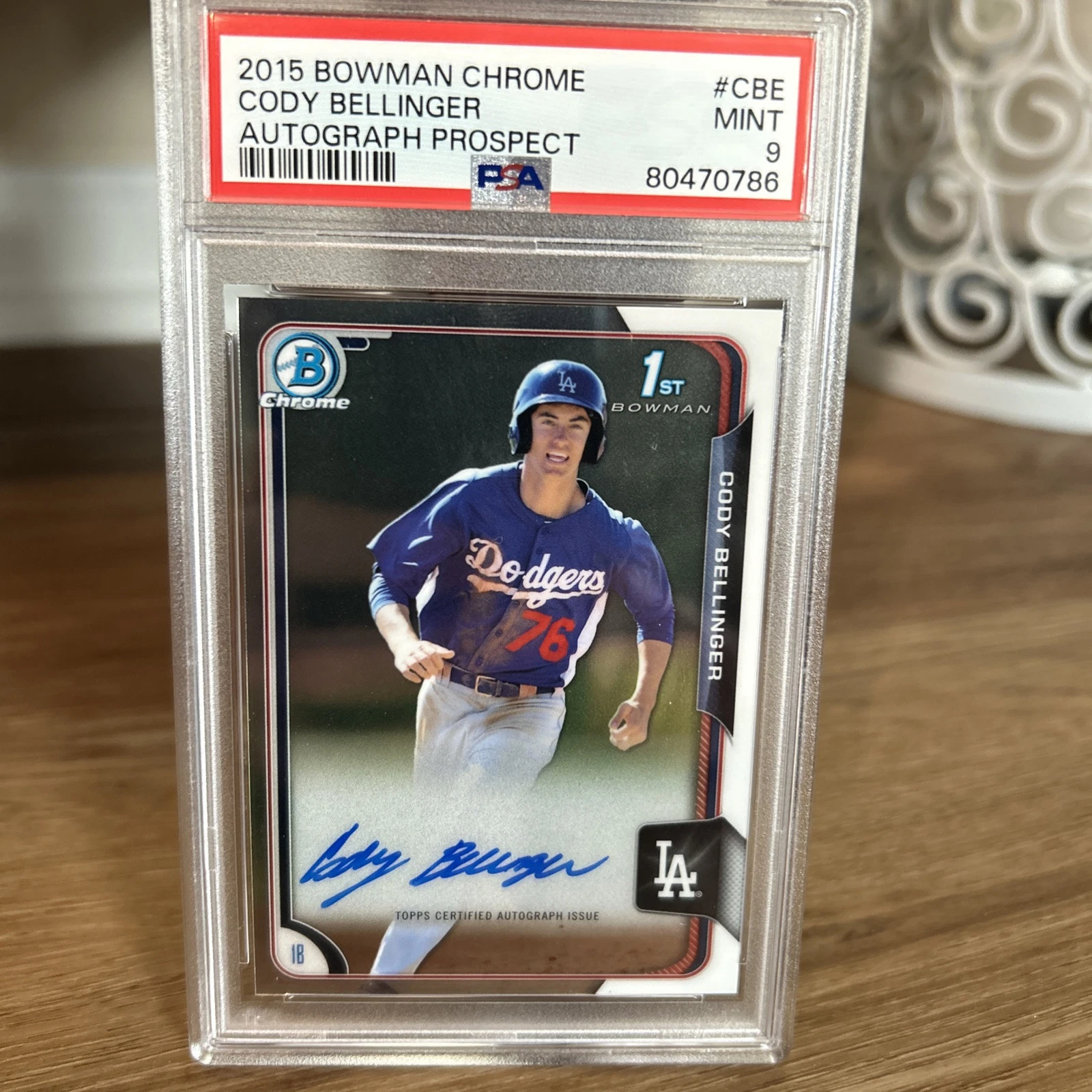 Cody Bellinger trading card