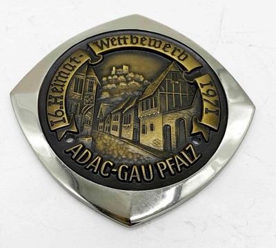 Plakette 16. Heimatwettbewerb 1971 ADAC Gau Pfalz