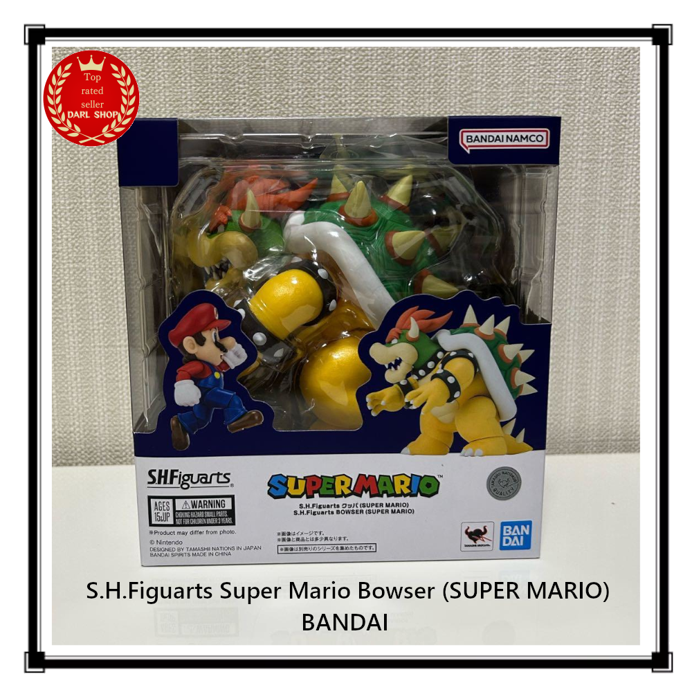 SHFiguarts スーパーマリオ バウザー S.H.Figuarts Super Mario Bowser (SUPER MARIO) BANDAI Japan NEW