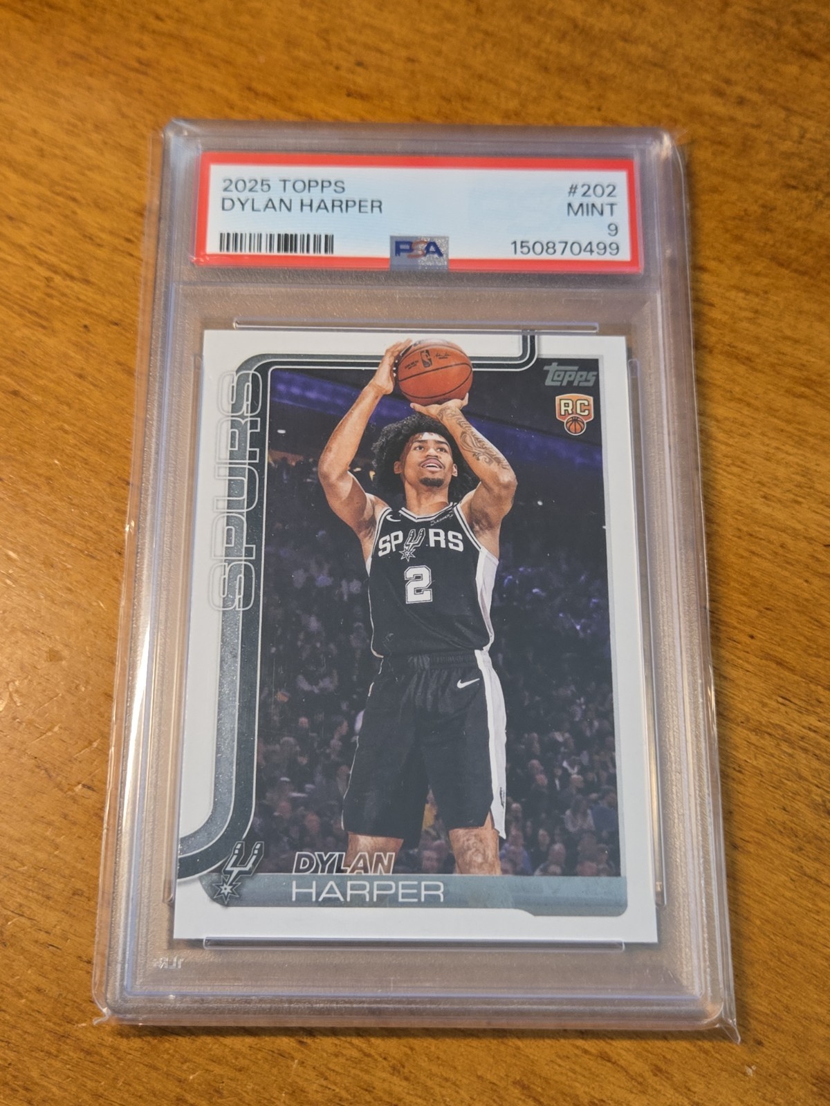 2026 Topps Dylan Harper RC #202 PSA 9 MINT