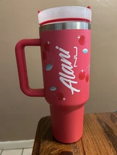 Alani Nu 40oz Red  Cherry Slush Tumbler EUC NO STRAW