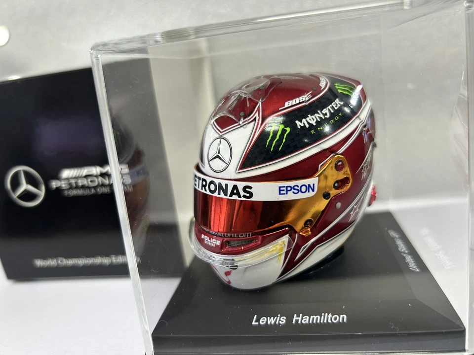 Lewis Hamilton Mercedes F1 2019 USA GP Exclusivo WC Helmet 1/5 - Imagen 2 de 4