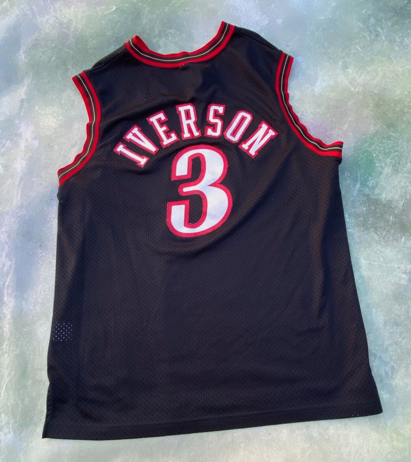 2000-04 PHILADELPHIA 76ERS IVERSON #3 NIKE SWINGMAN JERSEY (HOME) L