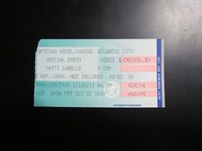 Oct 2, 1987 Patti LaBelle  Ticket Stub