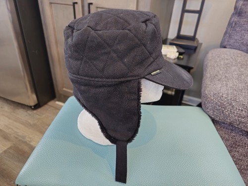 Casquette chapeau Hot Shot Gortex noir trappeur Thinsulate M/L fausse fourrure Elmer Fudd - Photo 8/11