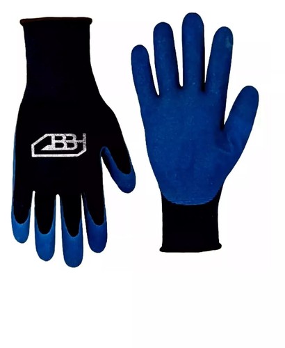 Guantes de trabajo de primavera BBH recubiertos de látex multicolor 10 pares, talla M; L o XL - Imagen 9 de 16