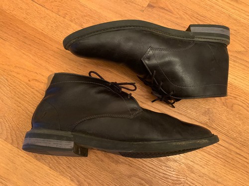 Hush Puppies Bounce Mens Black Leather 
