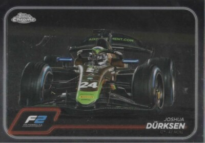 Topps Chrome Formula 1 2024 Joshua Durksen F2 Aix Racing Card