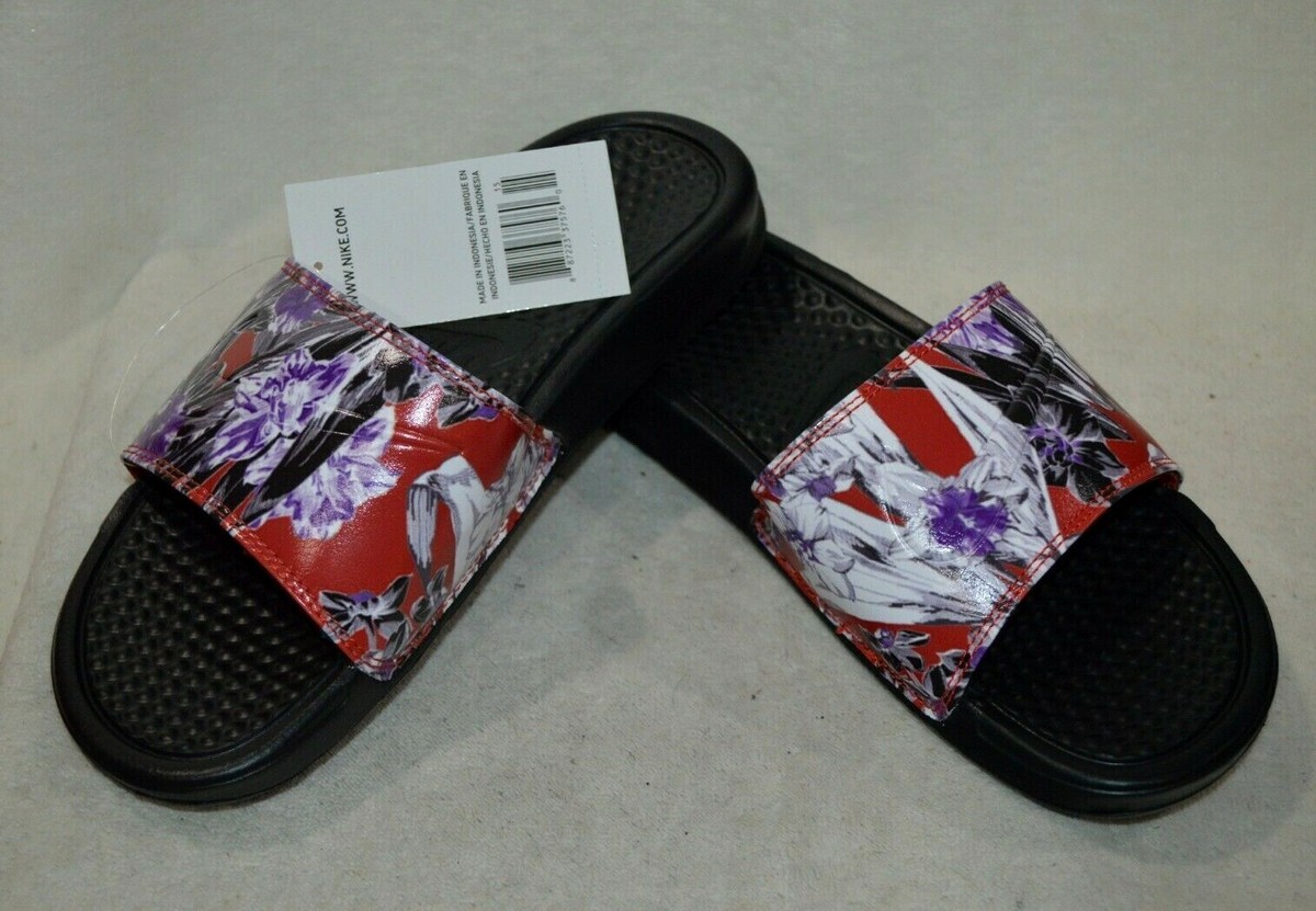 Nike Benassi JDI Print Black/Multicolor Women's Slides