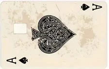 Ace Credit Card Sticker Skin Precut Small Chip Debit Bank