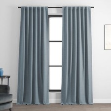 HPD Half Price Drapes Bellino Room Darkening Curtains 108 Inches Long Curtain...