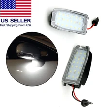2x LED Side Mirror Puddle Lights White Lamps Assembly For Land Rover Range Rover