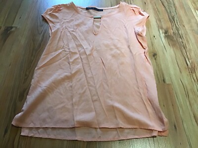 Zara Basic T-Shirt, Bluse, Shirt Gr. S (36, 38) orange !!!