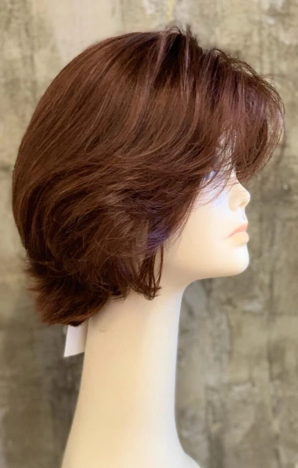 KOSHER WIGS HUMAN BLEND EXPORT 33 RED NATURAL SHORT LAYERS - Image 4 of 4