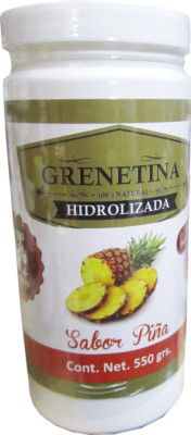 GRENETINA 100% NATURAL HIDROLIZADA { Pineapple Flavor///Piña }