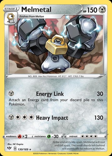 Pokemon Melmetal (130/202) Darkness Ablaze LP
