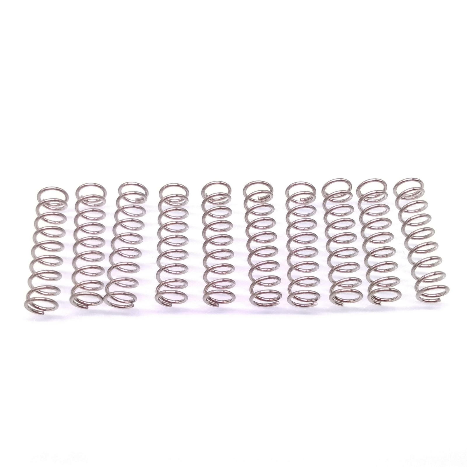 10x 0.6mm Stainless Steel Compression Springs 6mm OD 20mm Length