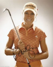 LPGA Natalie Gulbis Autographed Signed 8x10 Photo COA CC