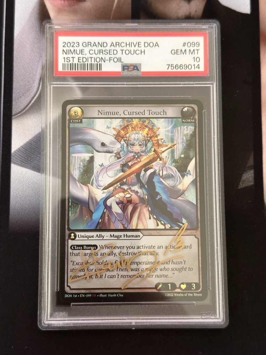 Grand Archive TCG 1st Edition Foil Nimue, Cursed Touch PSA