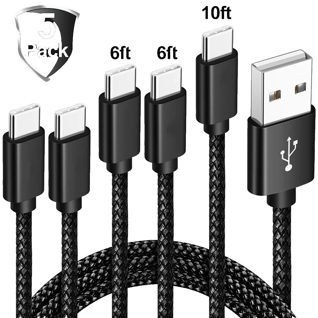 Cables de Sincronización de Datos y Carga negro para Sony Ericsson