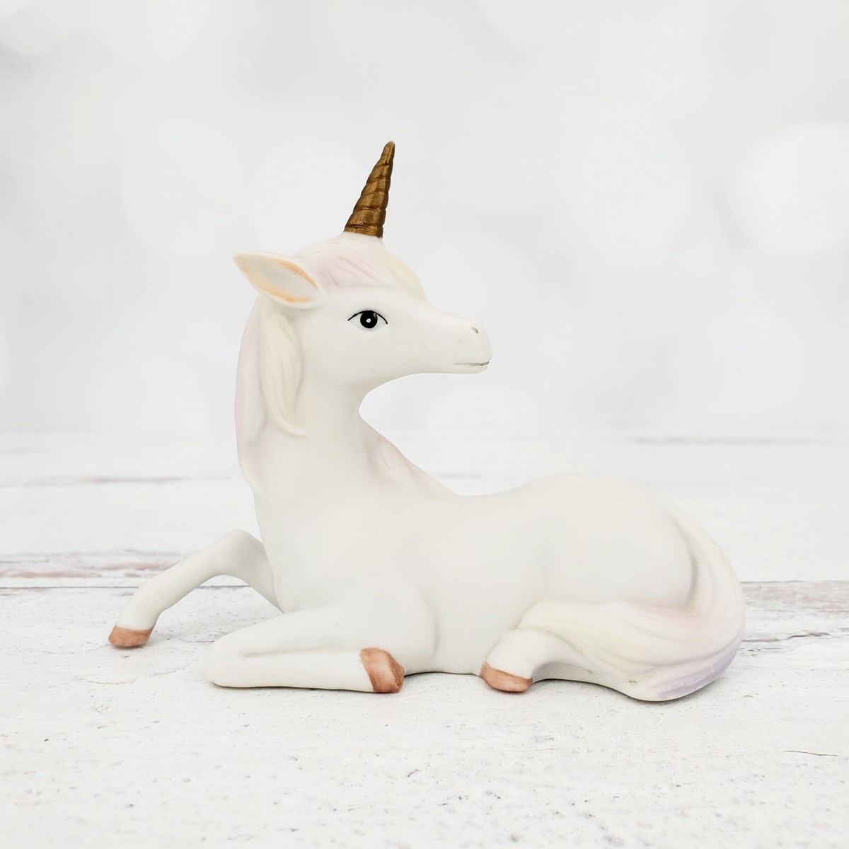 Vintage 1985 Geo Z. Lefton Porcelain Unicorn 3.75