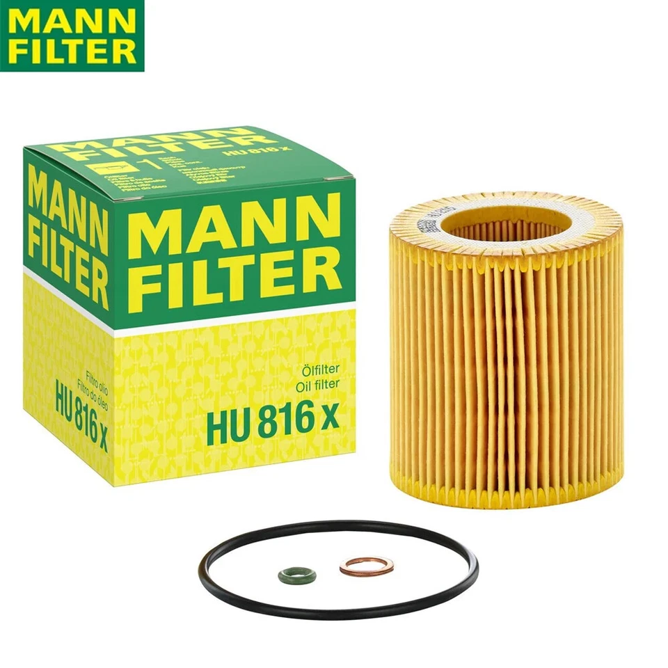 MANN Oil FIlter HU816x For BMW 07-17 1,3,5,6,7,X1,X3,X5,X6,Z4, 11 42 7 566 327 - Image 2 of 4